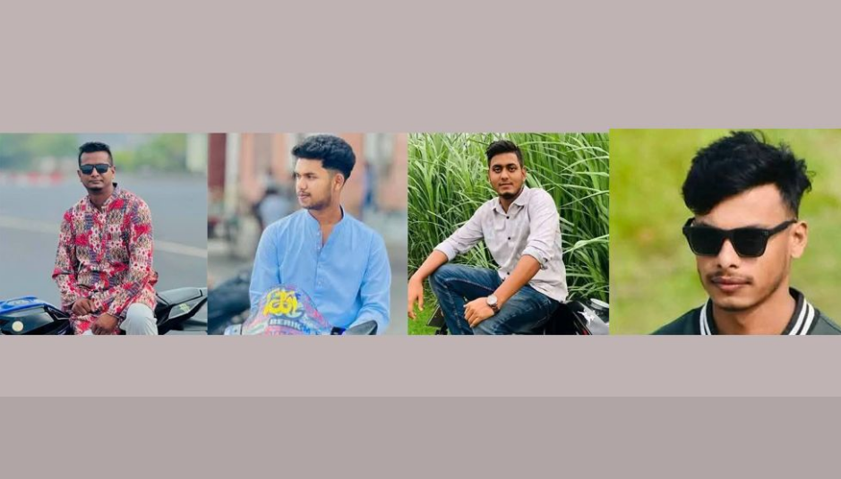 দুই মোটরসাইকেলের সংঘর্ষে ৪ যুবক নিহত!