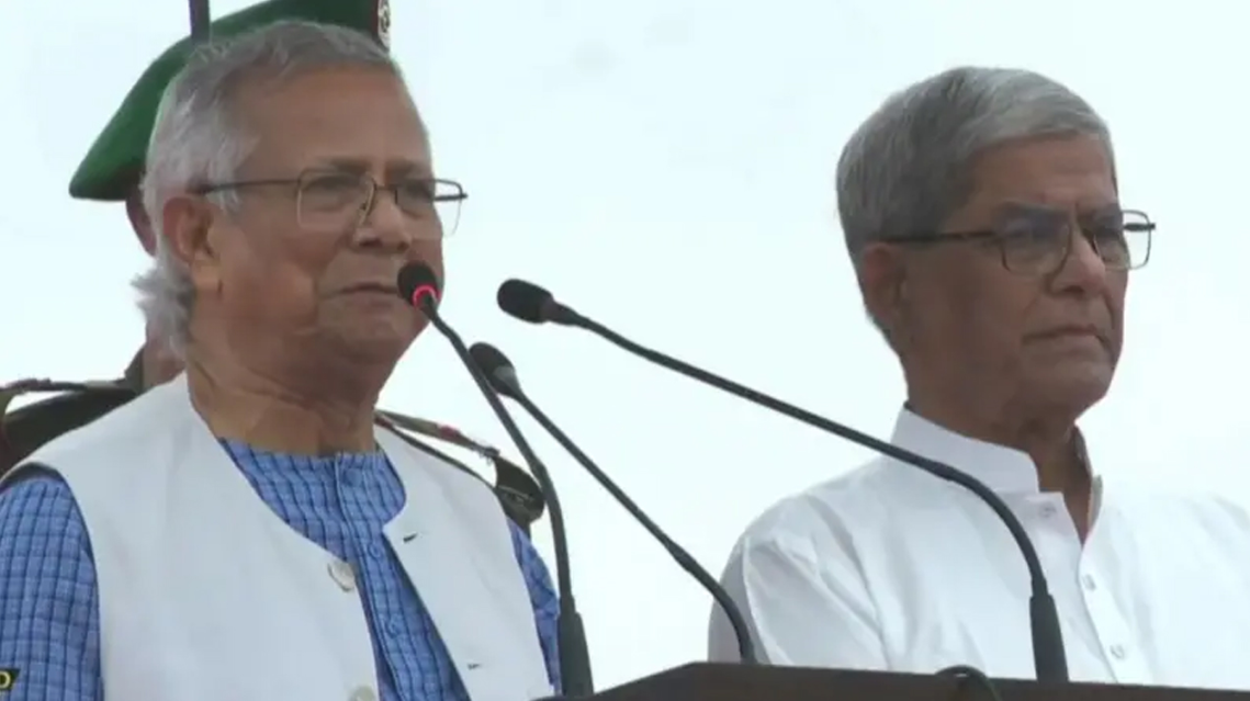 জুলাই ঘোষণাপত্র পাঠ করলেন প্রধান উপদেষ্টা