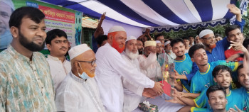 আবিদুর রহমান সোহেল ফুটবল  টুর্ণামেন্টের  চূড়ান্ত পর্বে ১৬নং ওয়ার্ড