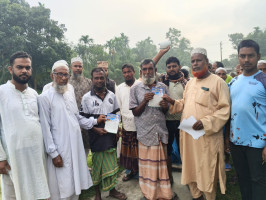 লাহিড়ীপাড়া ইউনিয়নে দাড়িপাল্লা ভোট চেয়ে গণসংযোগ